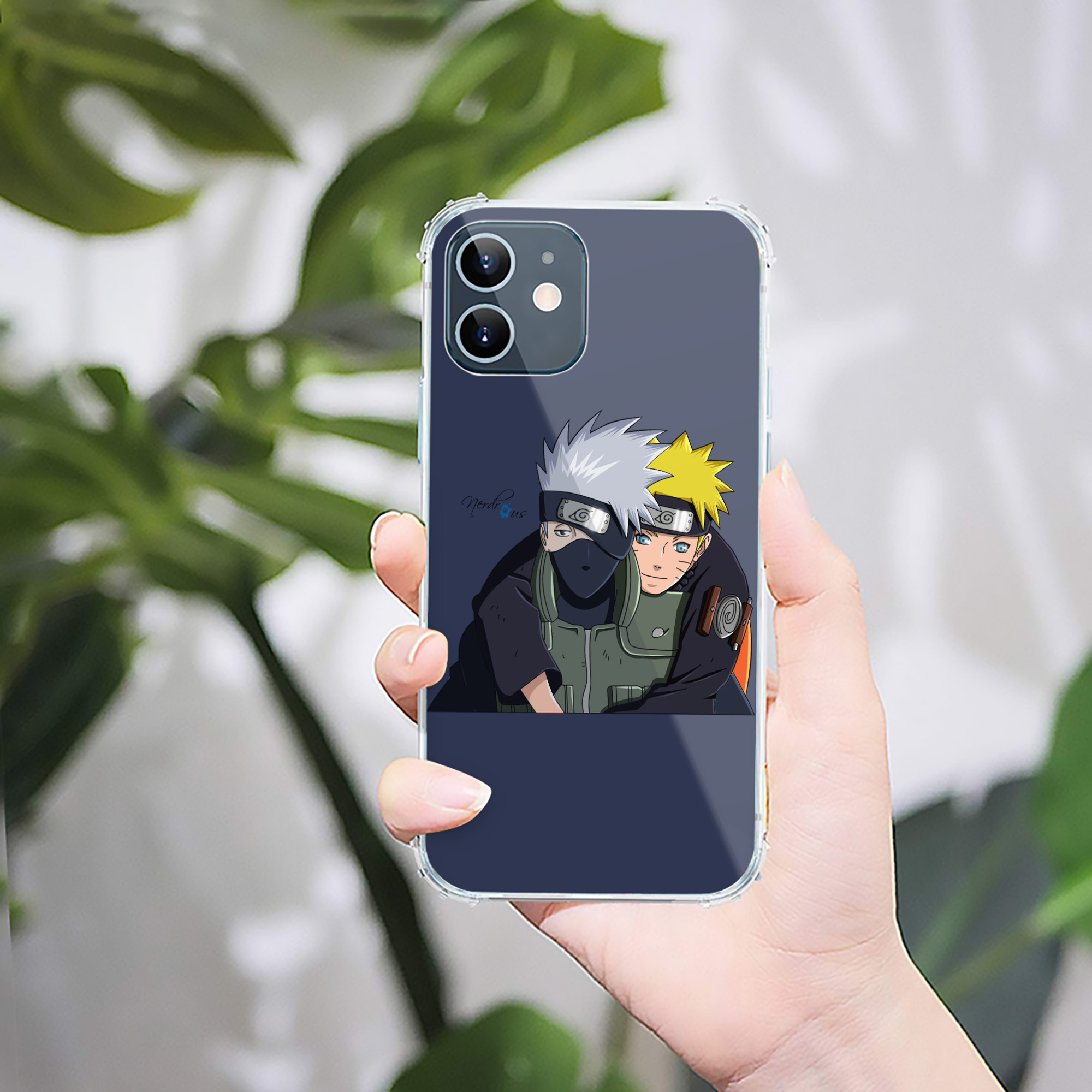 （画像用） NARUTO -ナルト- はたけ カカシ Hatake Kakashi 【iPhone 12シリーズ対応】透明スマホケース（クリアソフトケース）